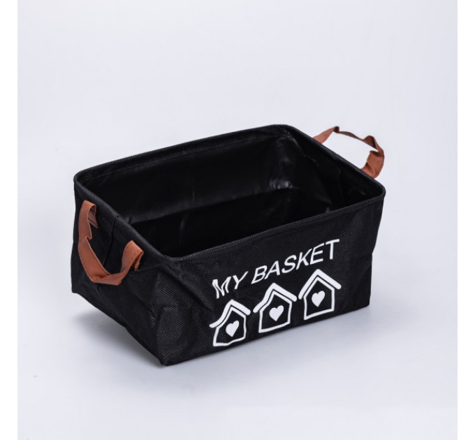 Органайзер для хранения вещей 30*20*14 см, черный