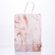 Подарунковий пакет крафтовий 12 штук в упаковці 15*8*21 см, рожевий