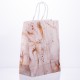 Подарунковий пакет крафтовий 12 штук в упаковці 15*8*21 см, рожевий