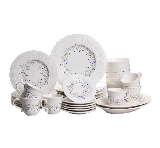 Столовий сервіз порцеляновий Sophie 32 предмети на 6 персон