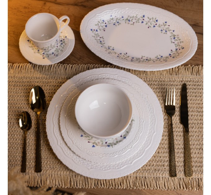 Столовий сервіз порцеляновий Sophie 32 предмети на 6 персон