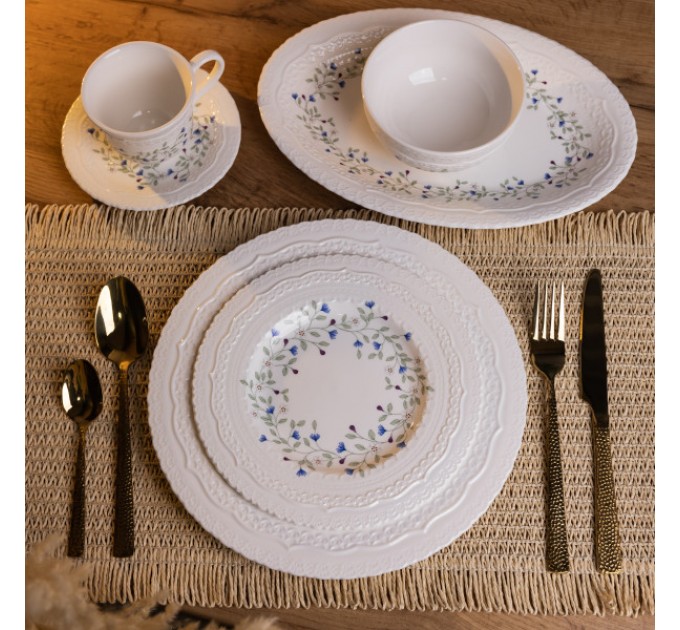 Столовий сервіз порцеляновий Sophie 32 предмети на 6 персон