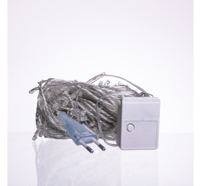 Гірлянда Нитка 120 LED 10 м прозора, білий