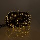 Гирлянда Нить уличная 1000 LED 100 м на солнечной батарее черная, желтая