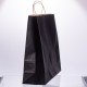 Подарунковий пакет 42*14*40 см крафтовий 12 штук в упаковці, чорний
