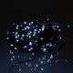 Гирлянда Нить уличная 300 LED 30 м на солнечной батарее черный, белый