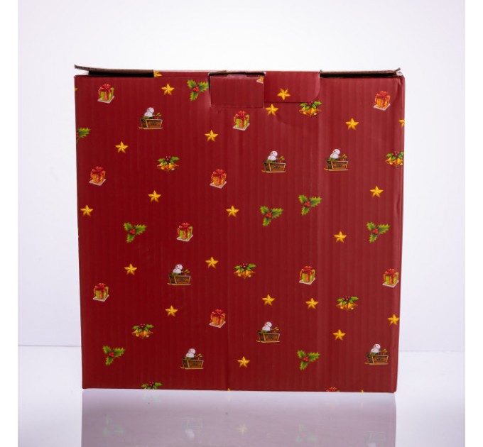 Набір тарілок Merry Christmas порцелянових 7 штук 26,5/19 см