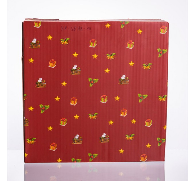 Набір тарілок Christmas фарфорових 7 штук 26,5/19 см