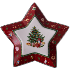 Блюдо для закусок Christmas порцелянове 25,5 см