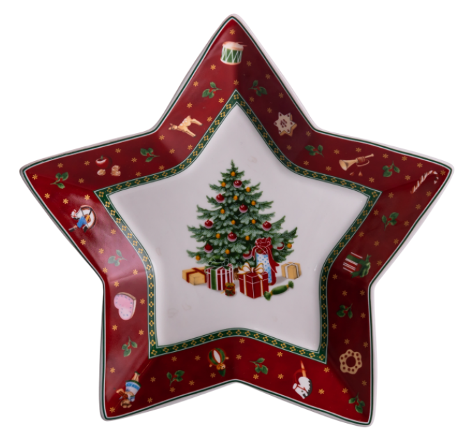 Блюдо для закусок Christmas порцелянове 25,5 см Блюдо для закусок Christmas порцелянове 25,5 см