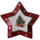Блюдо для закусок Christmas порцелянове 25,5 см