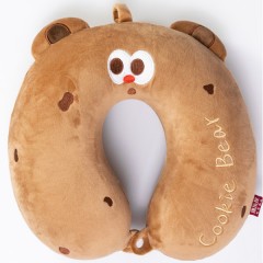 Подушка для шиї Cookie Bear U-подібна, коричневий