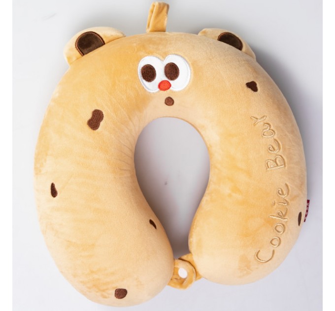 Подушка для шиї Cookie Bear U-подібна, бежевий