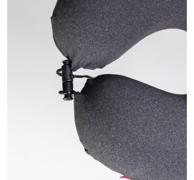 Подушка для шиї Smile&Hug U-подібна, темно-сірий