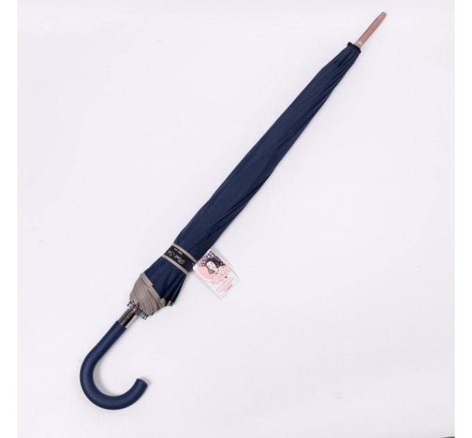 Парасоля-тростина напівавтомат складна 120 см, синій