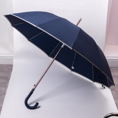 Парасоля-тростина напівавтомат складна 120 см, синій