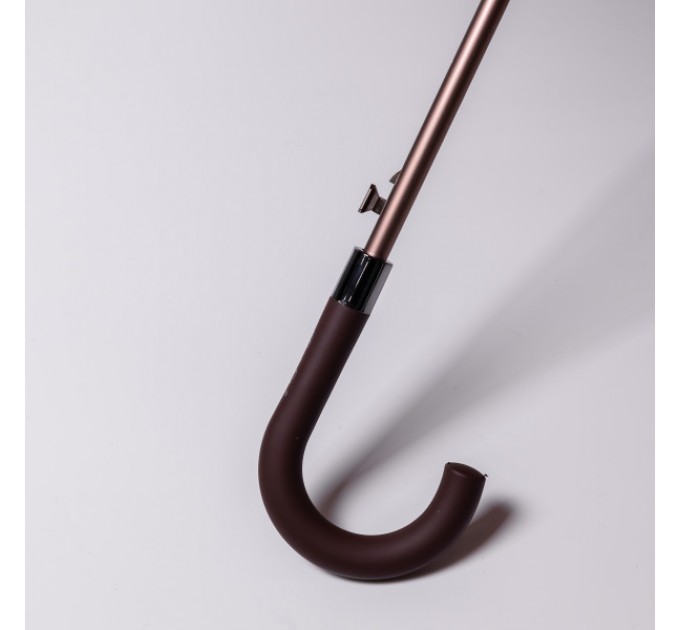 Парасоля-тростина напівавтомат складна 120 см, коричневий