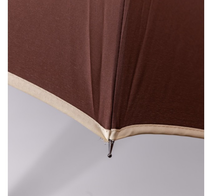 Парасоля-тростина напівавтомат складна 120 см, коричневий