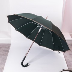 Парасоля-тростина напівавтомат складна 120 см, зелений