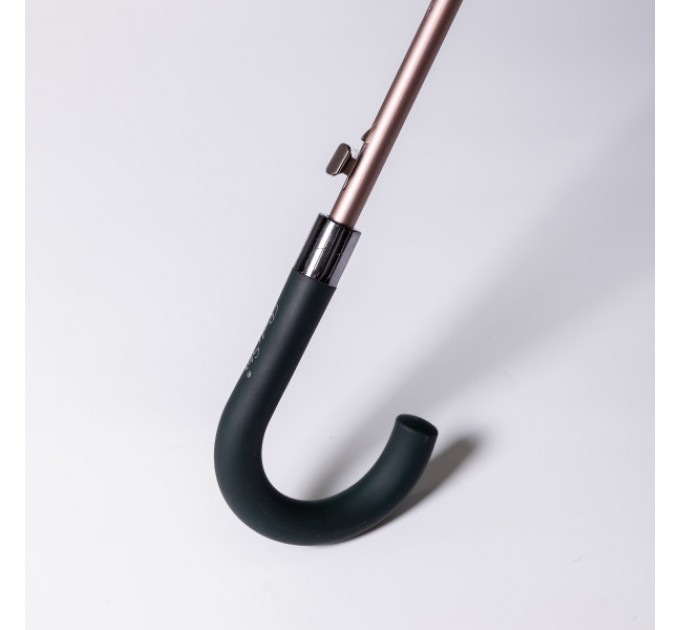 Зонт-трость полуавтомат сложный 120 см, зеленый