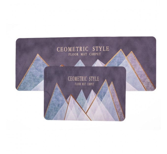 Набір килимків для кухні 2шт 99*38 см/57*38 см, geometric style Набір килимків для кухні 2шт 99*38 см/57*38 см, geometric style