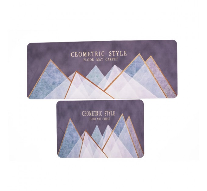 Набір килимків для кухні 2шт 99*38 см/57*38 см, geometric style