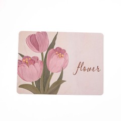 Килимок для сушки посуду антиковзкий 37,5*13 см, рожевий