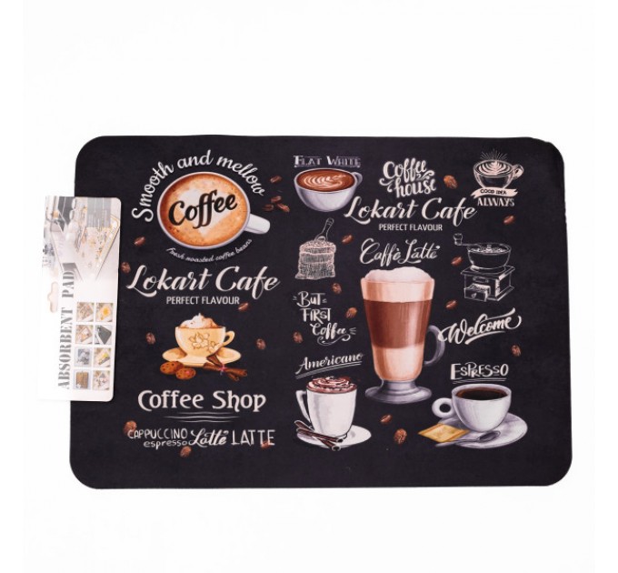 Килимок діатомітовий універсальний COFFEE SHOP 50*35 см