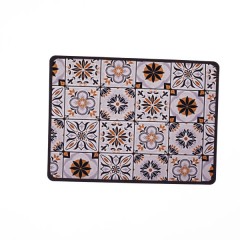 Килимок для сушки посуду антиковзкий 37,5*13 см, сірий