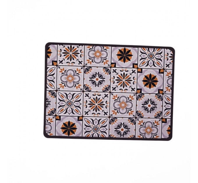 Килимок для сушки посуду антиковзкий 37,5*13 см, сірий