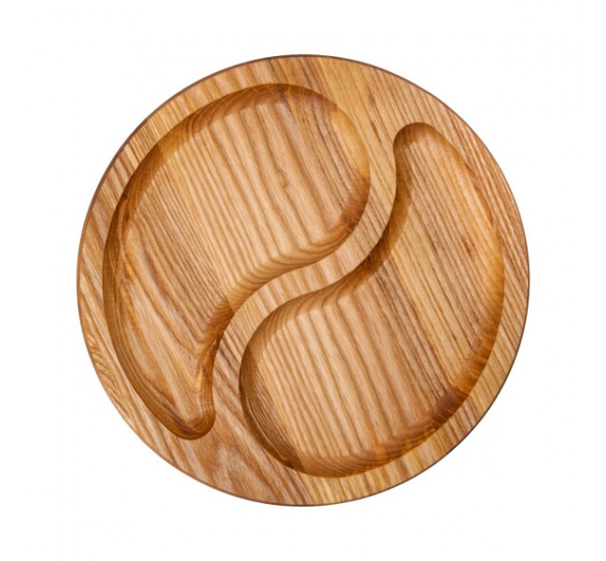 Менажниця дерев'яна 2 секції 25 см, ясен Менажниця дерев'яна 2 секції 25 см, ясен