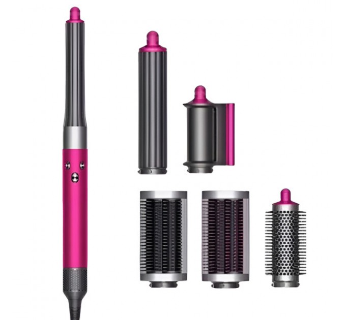 Мультистайлер для волос Airwrap Complete Long 6 насадок, розовый