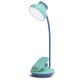 Настільна лампа GL-565 на прищіпці з підставкою для телефону, м'ятна