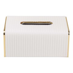 Серветниця з екошкіри 23х13,5х9 см, бежевий