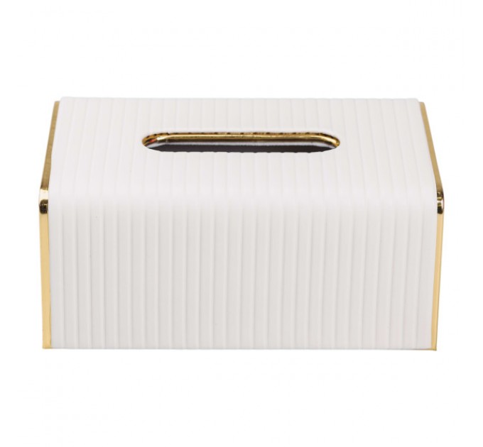 Серветниця з екошкіри 23х13,5х9 см, бежевий