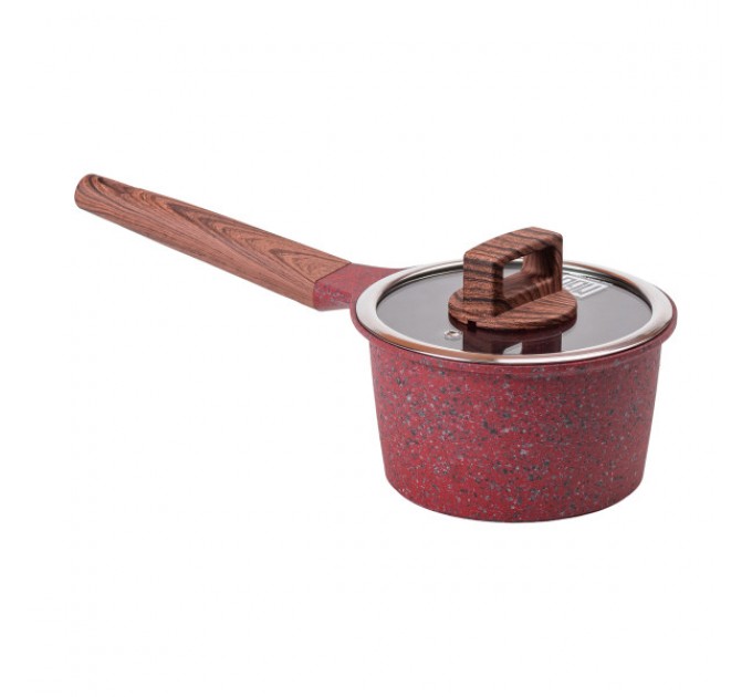 Сотейник алюмінієвий MGC 1,6 л з антипригарним покриттям, червоний