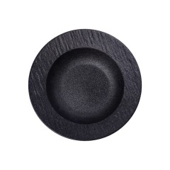 Тарілка супова керамічна 23 см, чорний