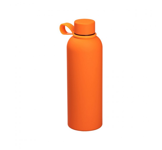 Термопляшка 500 мл, помаранчевий
