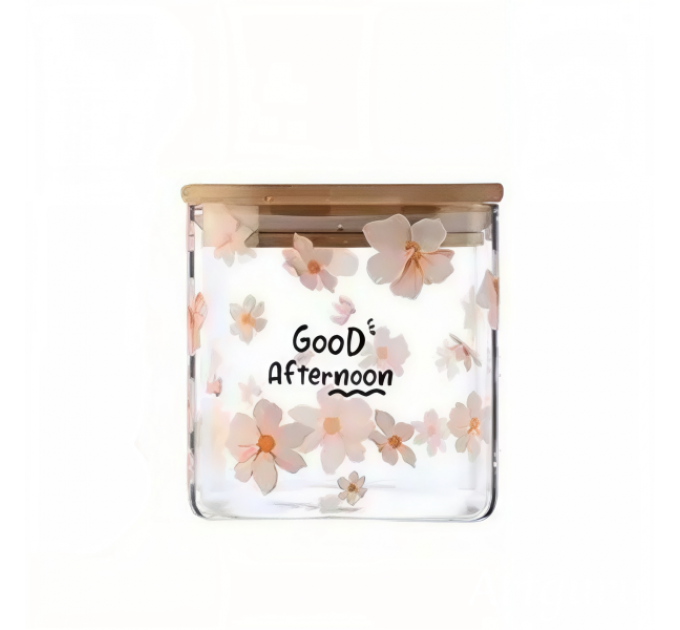 Банка для сипучих продуктів Sakura 800 мл з кришкою