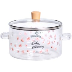 Каструля із боросилікатного скла 3,5 л