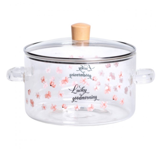 Каструля із боросилікатного скла 3,5 л Каструля із боросилікатного скла 3,5 л