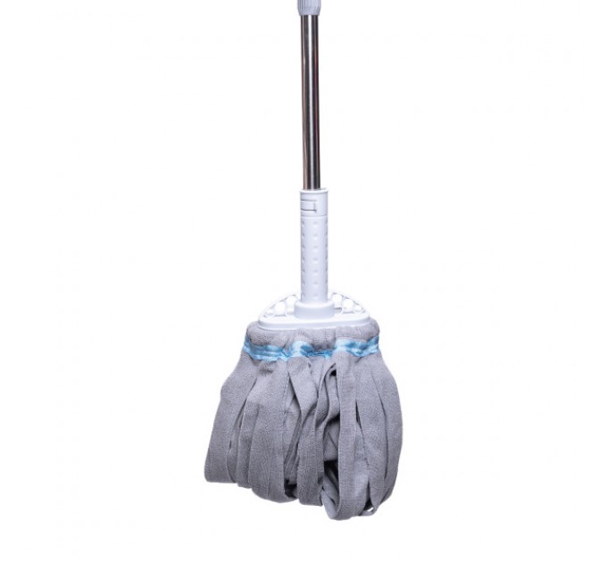 Швабра для миття підлоги 135 см, блакитний