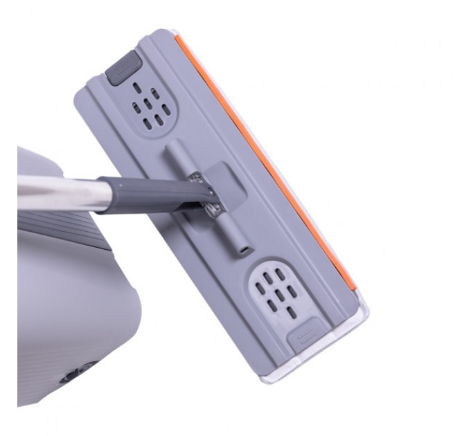 Комплект для прибирання швабра плоска та відро з віджимом