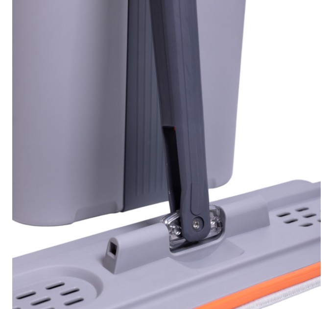 Комплект для прибирання швабра плоска та відро з віджимом