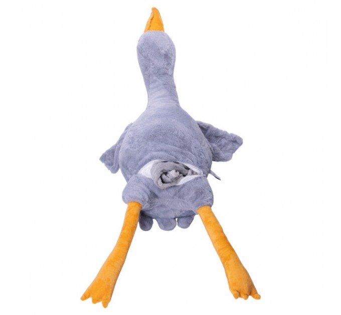 Гусь-обнімусь 3в1 плед подушка-іграшка, сірий