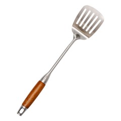 Лопатка кухонная Generous из нержавеющей стали с деревянной ручкой