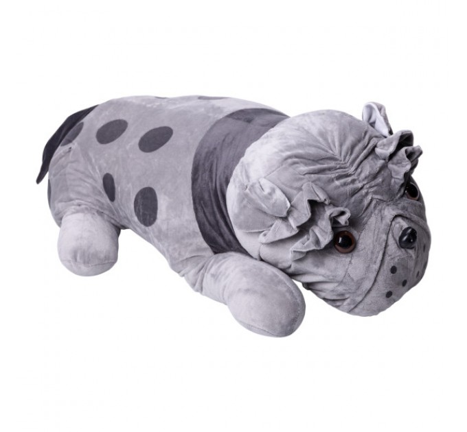 Іграшка-подушка з пледом Шарпей 120*160 см, сірий