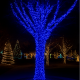 Гірлянда Нитка вулична 1000 LED 100 м біла, синій