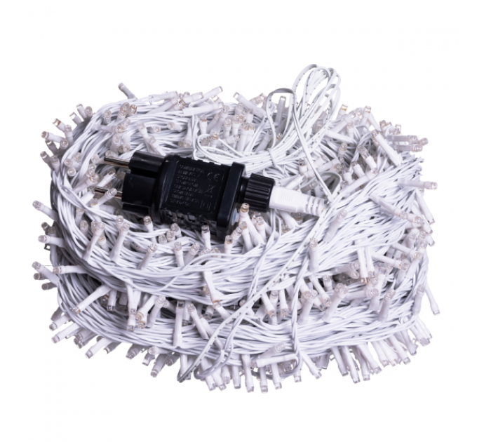 Гірлянда Нитка вулична 1000 LED 100 м біла, синій