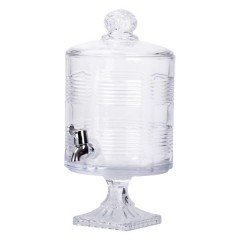 Лимонадниця скляна Style на 4.5 л на квадратній ніжці